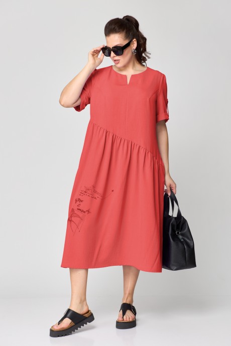 Платье Aleza 1202 красный размер 52-56 #1