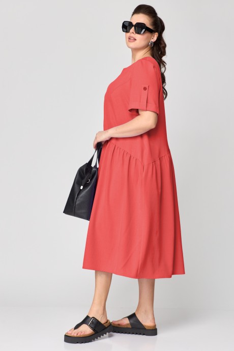 Платье Aleza 1202 красный размер 52-56 #3