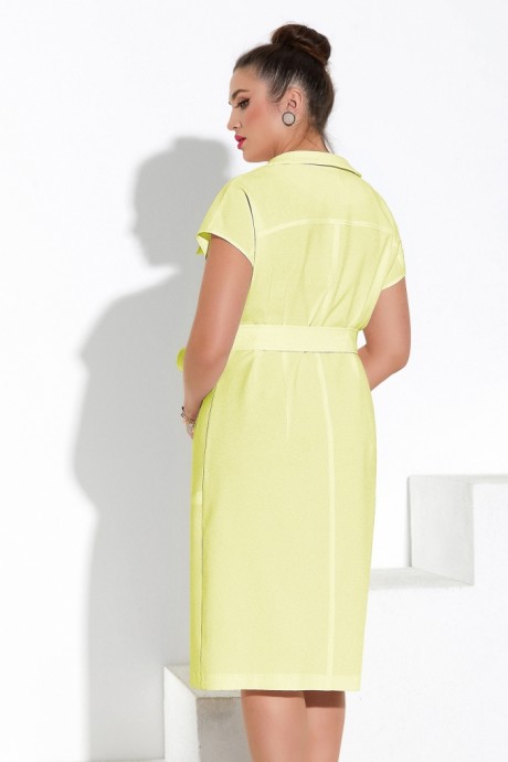 Платье Lissana 4347 лимонное безе размер 50-54 #4