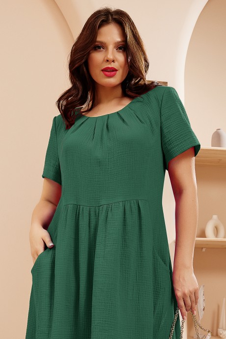 Платье Lissana 4651 зеленый размер 54-58 #3