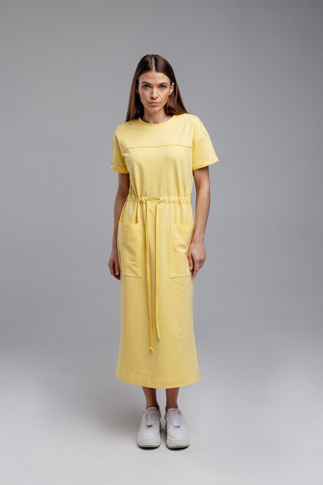 Платье RomGil ТЗ841ЛФ желтый размер 42-48 #1