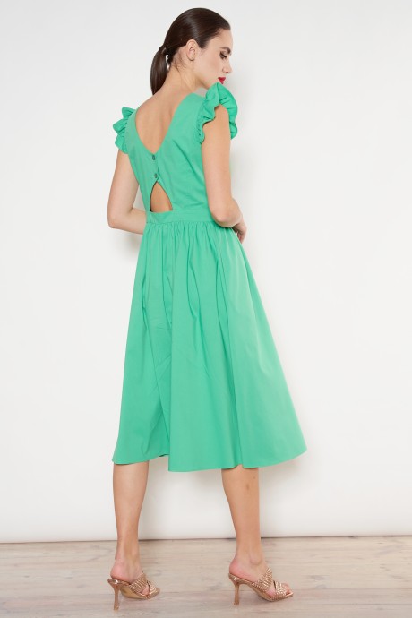 Платье ЮРС 23-126-3 зеленый размер 42 #4
