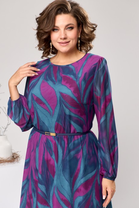 Платье Romanovich Style 1-2607 синий+фиолетовый размер 48-58 #3