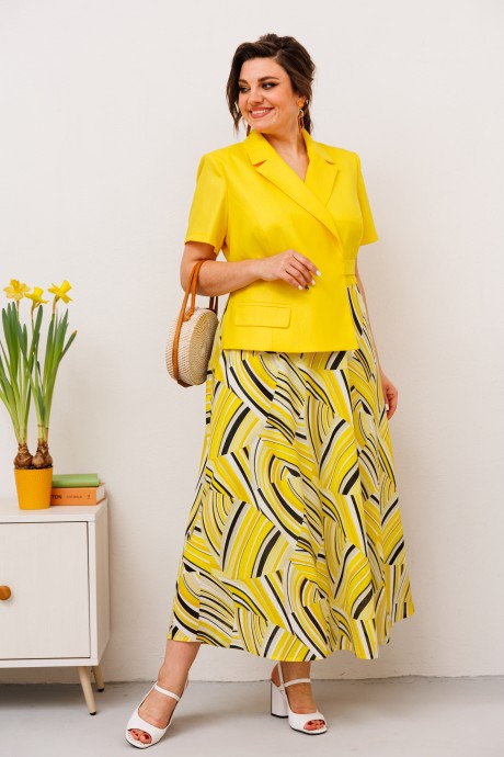 Платье Romanovich Style 1-2468К желтый размер 52-56 #2