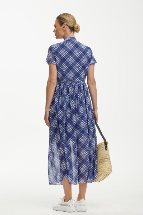 Платье Твой Имидж 1891 синий размер 46-50 #5