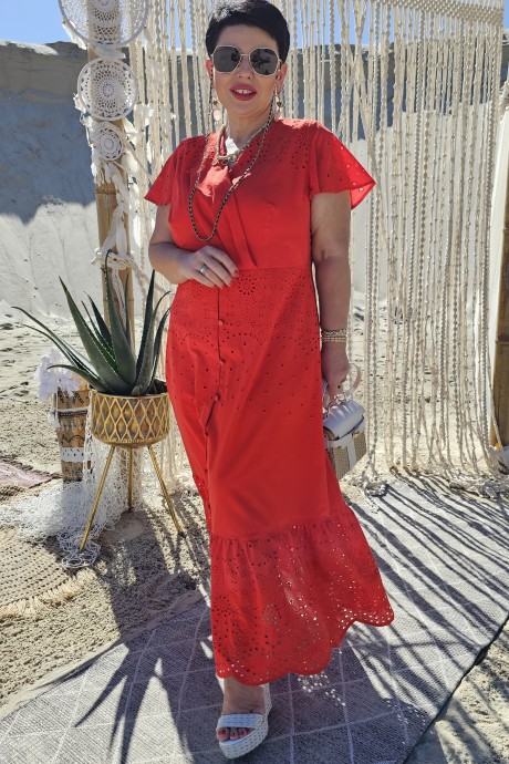 Платье Vittoria Queen 21683 красный размер 50-60 #5