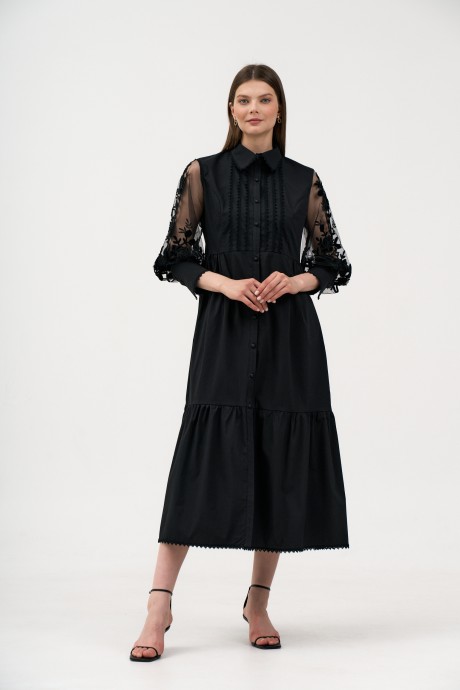 Платье MAX 4-089 черный размер 42-52 #1