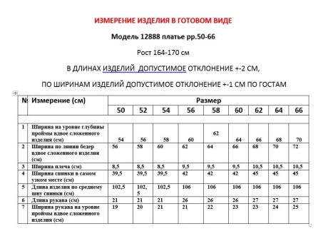 Платье LeNata 12888 мята размер 50-66 #3