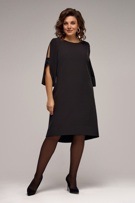 Платье IVA 1446 черный размер 50-60 #5