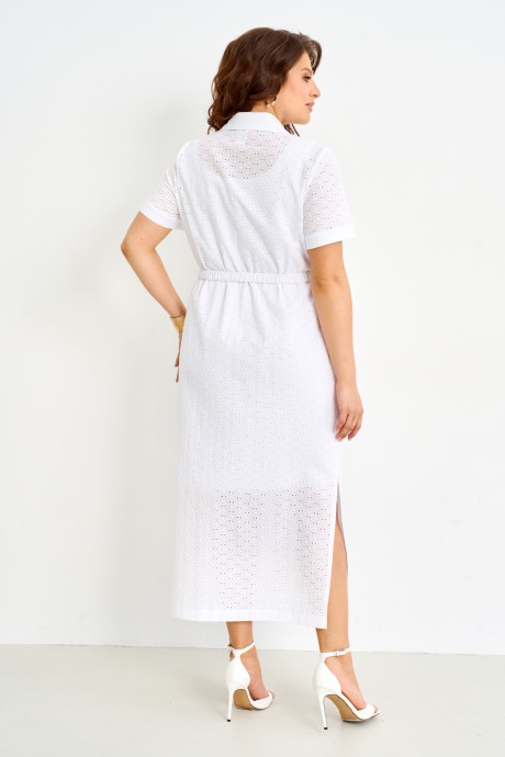 Платье IVA 1599 белый размер 50-60 #8