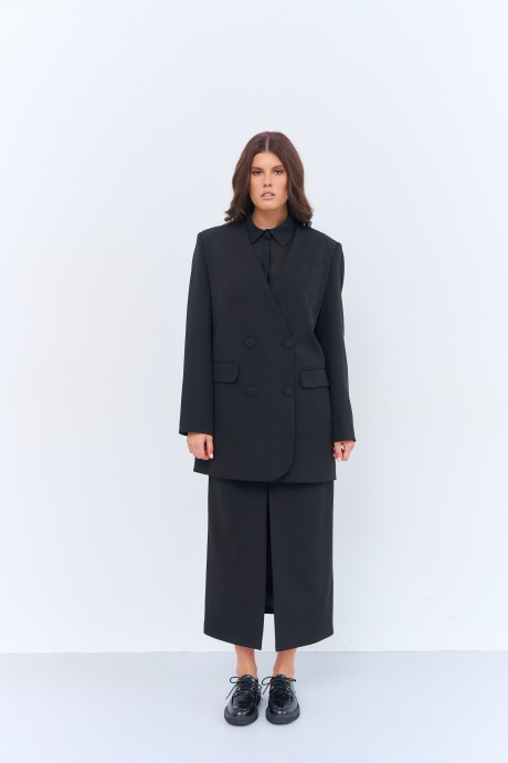 Жакет (пиджак) FLAIM 1001 черный размер 44-54 #1