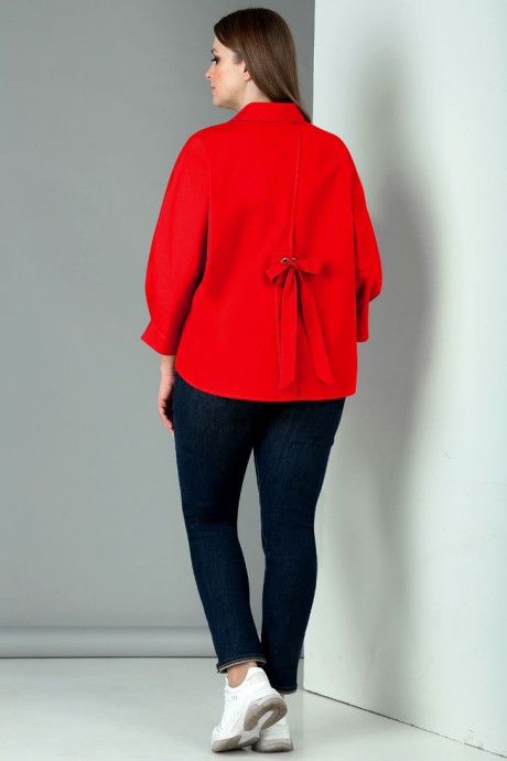 Блузка Таир-Гранд 62427 красный размер 48-58 #3