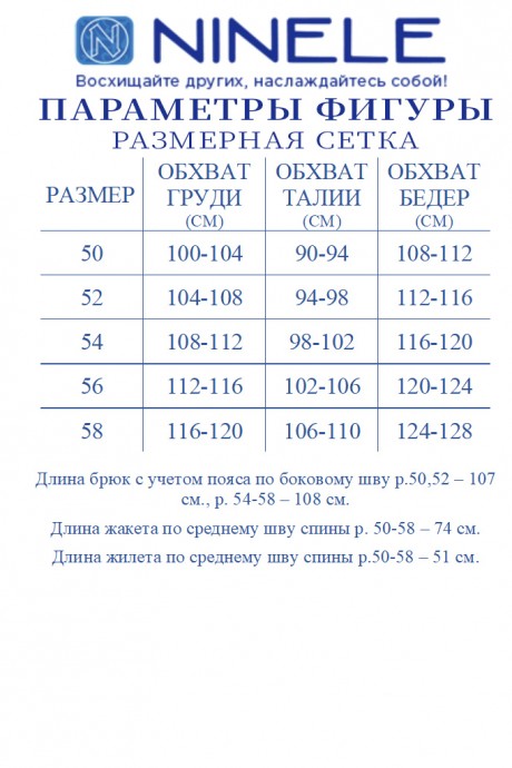 Костюм/комплект NINELE (Нинель Шик ) 6047 василек размер 50-58 #10