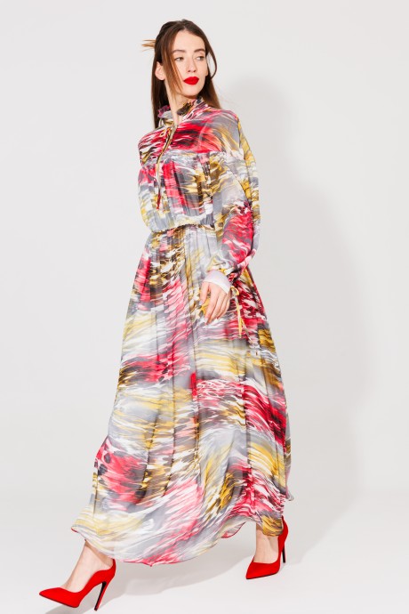 Платье NikVa н535 мультиколор размер 42-58 #4