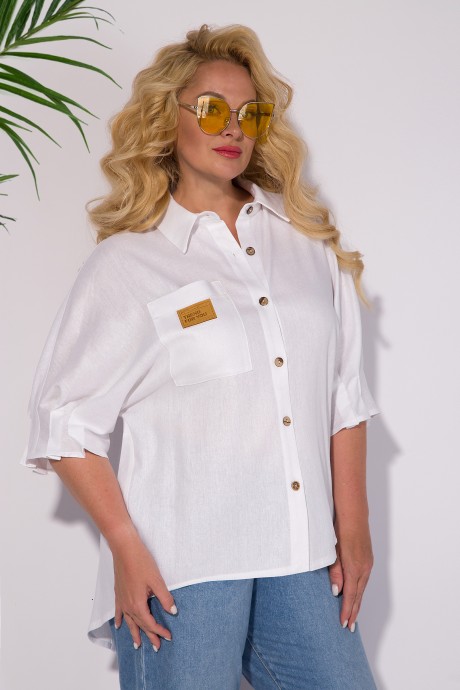 Рубашка LILIANA М 1313 белый размер 50-56 #2