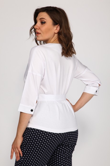 Блузка KLEVER 275 белый размер 44-58 #4