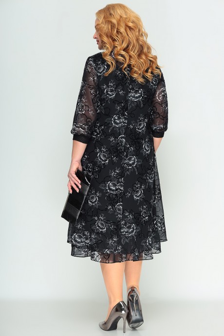 Вечернее платье Ликвидация ALGRANDA (Novella Sharm) A3814 -7-1 черный размер 64 #5