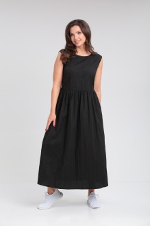 Платье АХХА 55208 черный #1