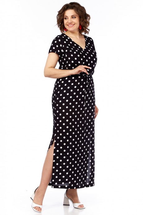 Платье ALANI COLLECTION 2133 черно-белый размер 46-52 #2