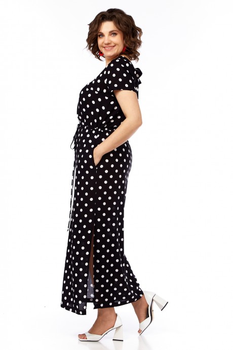 Платье ALANI COLLECTION 2133 черно-белый размер 46-52 #5
