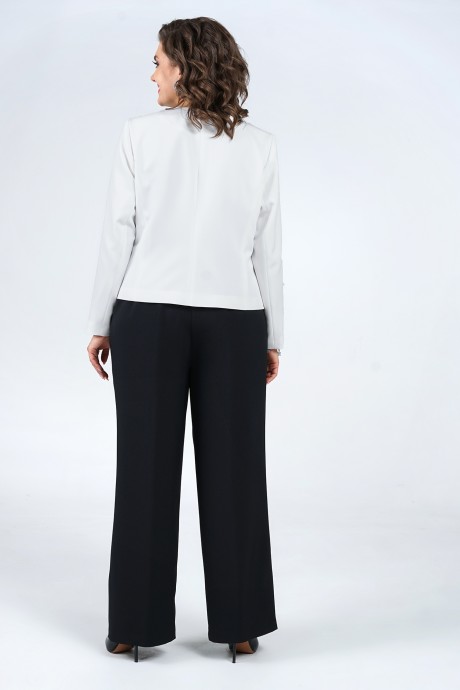 Костюм/комплект ALANI COLLECTION 2262 тройка черно-белый размер 54-58 #5