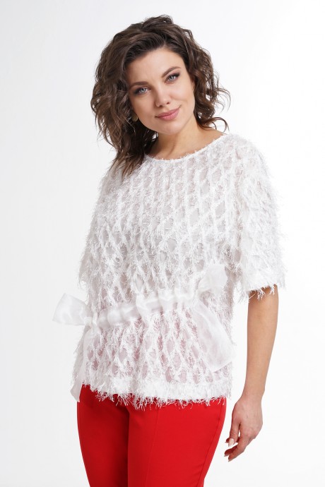Костюм/комплект ALANI COLLECTION 2335 двойка красный, белый размер 46-56 #6