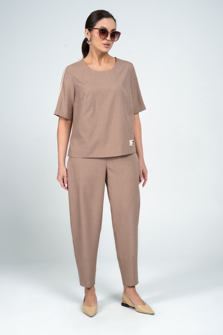 Костюм/комплект ALANI COLLECTION 2316 двойка капучино размер 52-58 #4
