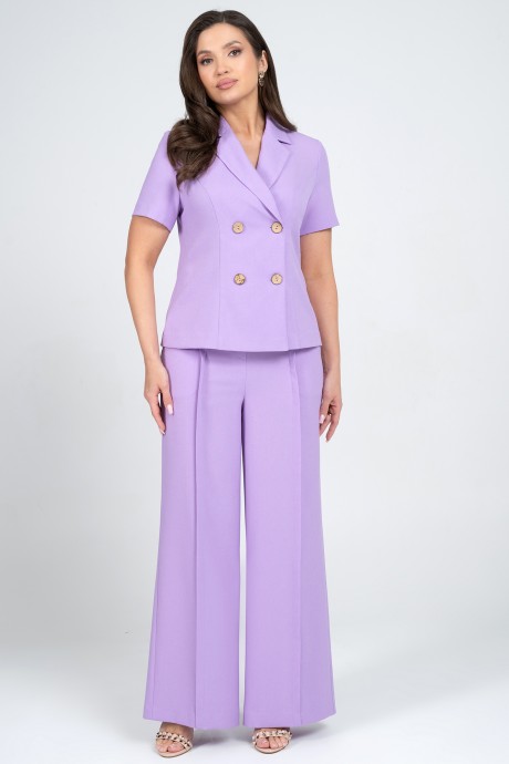 Костюм/комплект ALANI COLLECTION 2344 двойка лаванда размер 44-52 #2