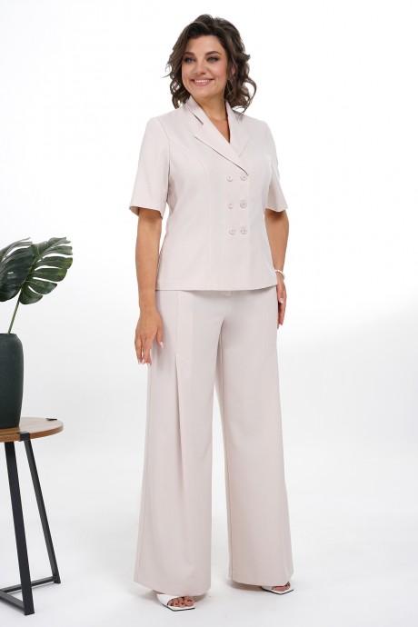Костюм/комплект ALANI COLLECTION 2334 двойка пудра размер 48-56 #3