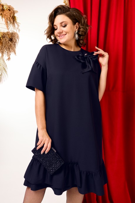 Вечернее платье AGATTI 5238-1 темно-синий размер 50-60 #2