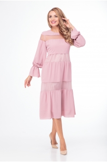 Вечернее платье Anelli 789 розовый "каскад" #1
