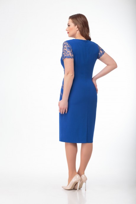 Вечернее платье Anelli 215 синий размер 50-54 #3