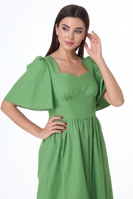 Платье Anelli 1058 зеленые тона размер 44-56 #2