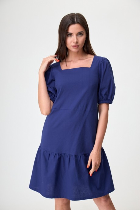 Платье Anelli 1368 синий размер 44-50 #2
