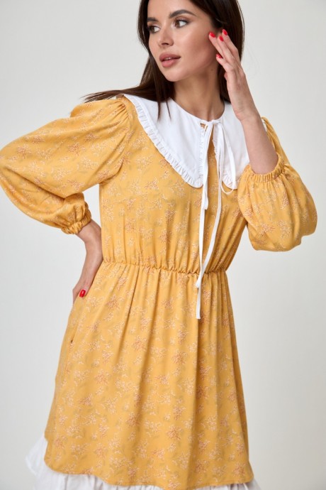 Платье Anelli 1353 желтый размер 42-52 #3
