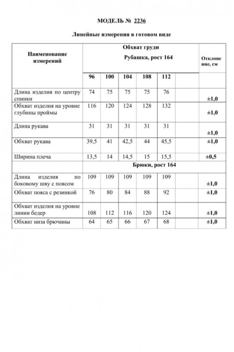 Костюм/комплект Danaida 2236 двойка голубой размер 48-56 #8