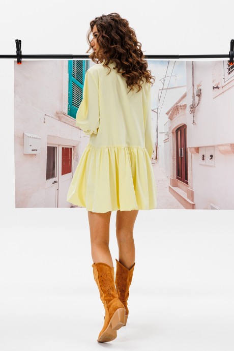 Платье Buter 2804 лимон размер 42-48 #9