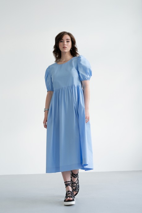 Платье JRSy 2137 голубой размер 42-46 #1
