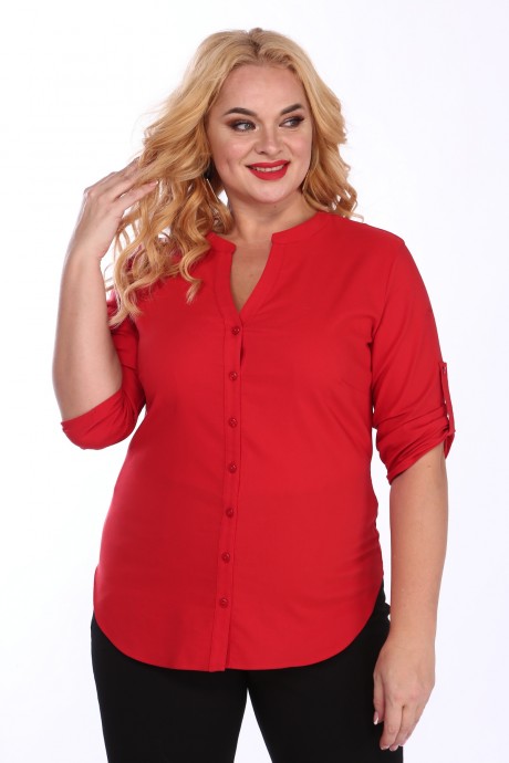Блузка Mamma Moda 106 красный размер 50-60 #1
