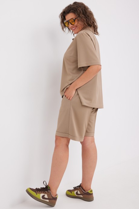 Костюм BegiModa 3092 двойка бежевый размер 48-62 #6