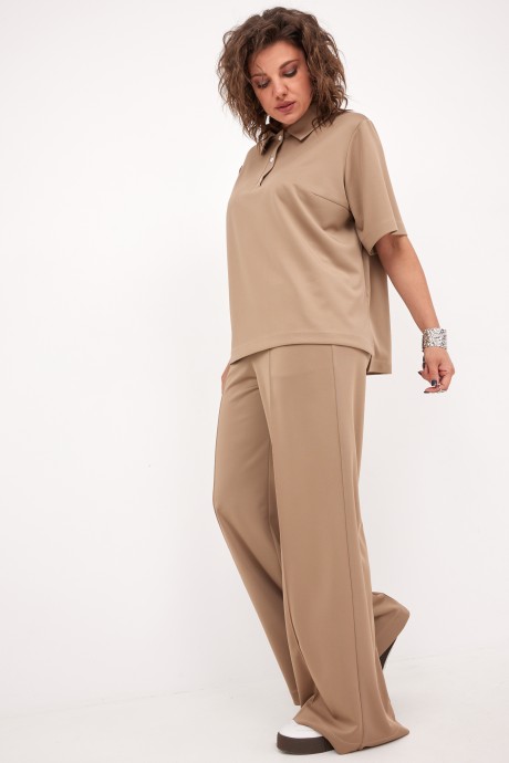 Костюм/комплект BegiModa 3094 двойка бежевый размер 48-62 #1