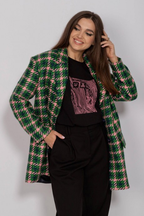 Жакет (пиджак) MisLana 808 темно-зеленый размер 44-54 #1
