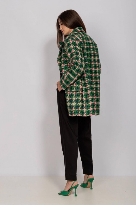 Жакет (пиджак) MisLana 808 темно-зеленый размер 44-54 #3