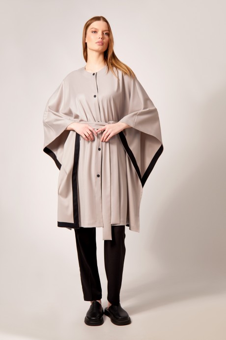 Платье RIVOLI 7146.1 пудрово-серый размер 42-52 #1