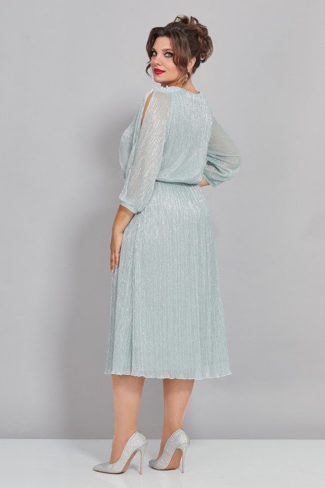 Вечернее платье Mira Fashion 5446 -4 голубой размер 50-56 #3