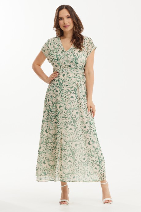 Платье Магия Моды 2430 зелень размер 48-54 #3