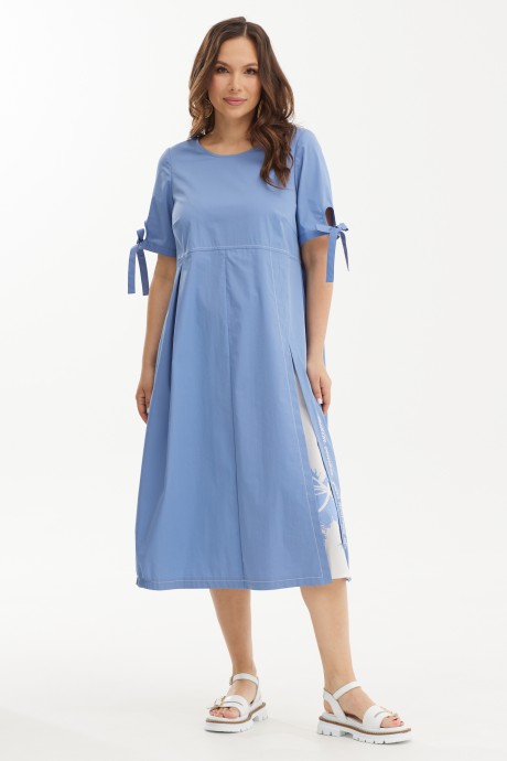 Платье Магия Моды 2445 голубой размер 48-54 #3