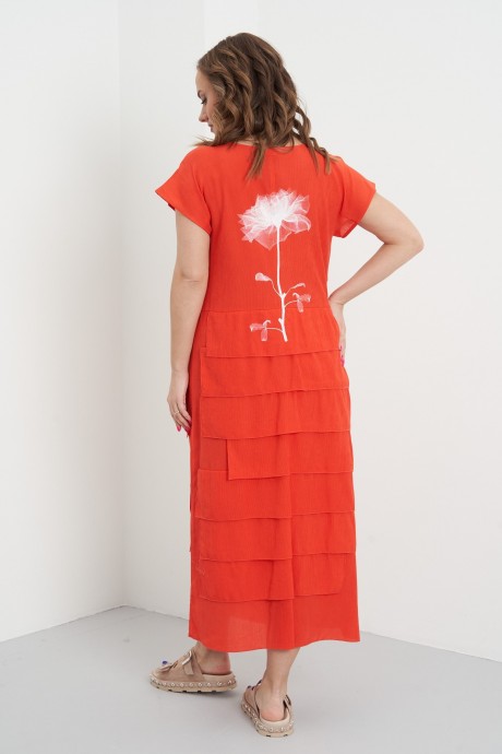 Платье Fantazia Mod 3425.1 апельсин размер 46-52 #3
