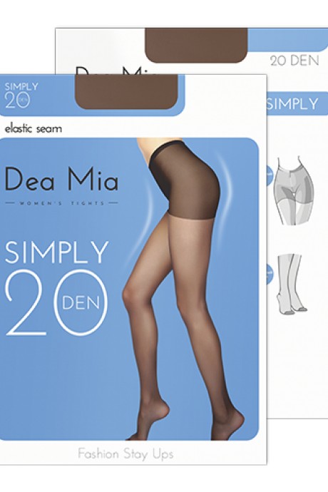 Колготки Dea Mia SIMPLY 20 mocca размер 5 #1