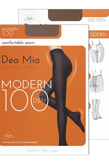 Колготки Dea Mia MODERN 100 Mocca размер 2-4 #1